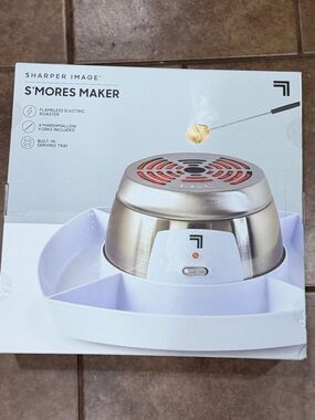 🍫 NEW Sharper Image Electric Tabletop S'mores Maker Indoor Flameless Roasting